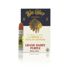 Big Chief THC Vape Cartridge 1G - GrandDaddyPurple